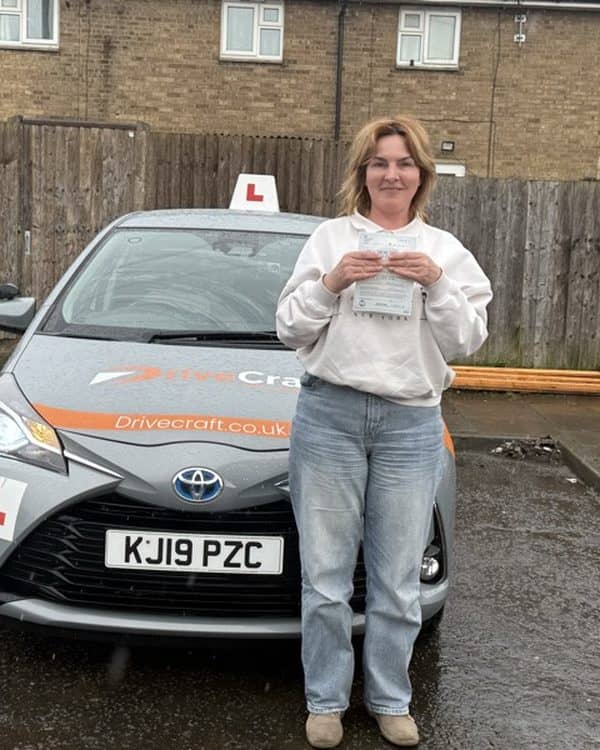 Kashia passed their driving test