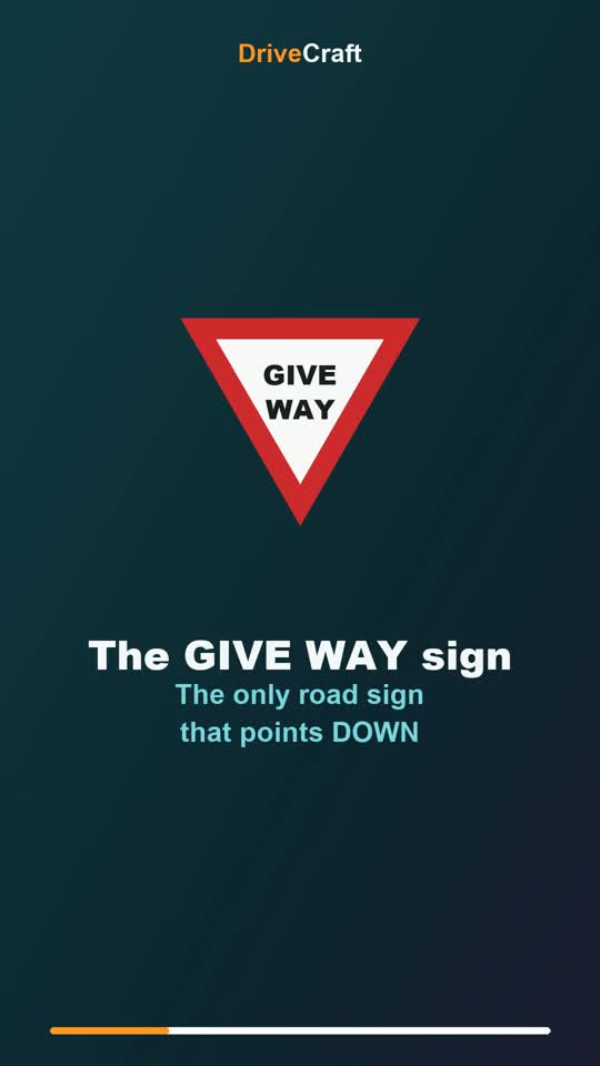 Why Does the GIVE WAY Sign Point DOWN? 🔻 #Shorts